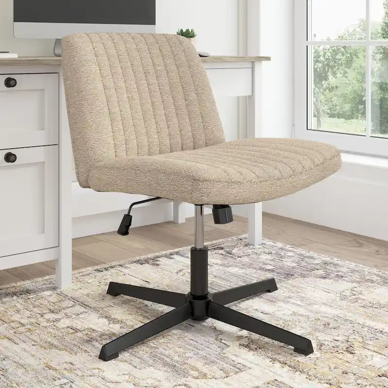Chaise de bureau sans accoudoirs ni roulettes