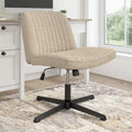Chaise de bureau sans accoudoirs ni roulettes