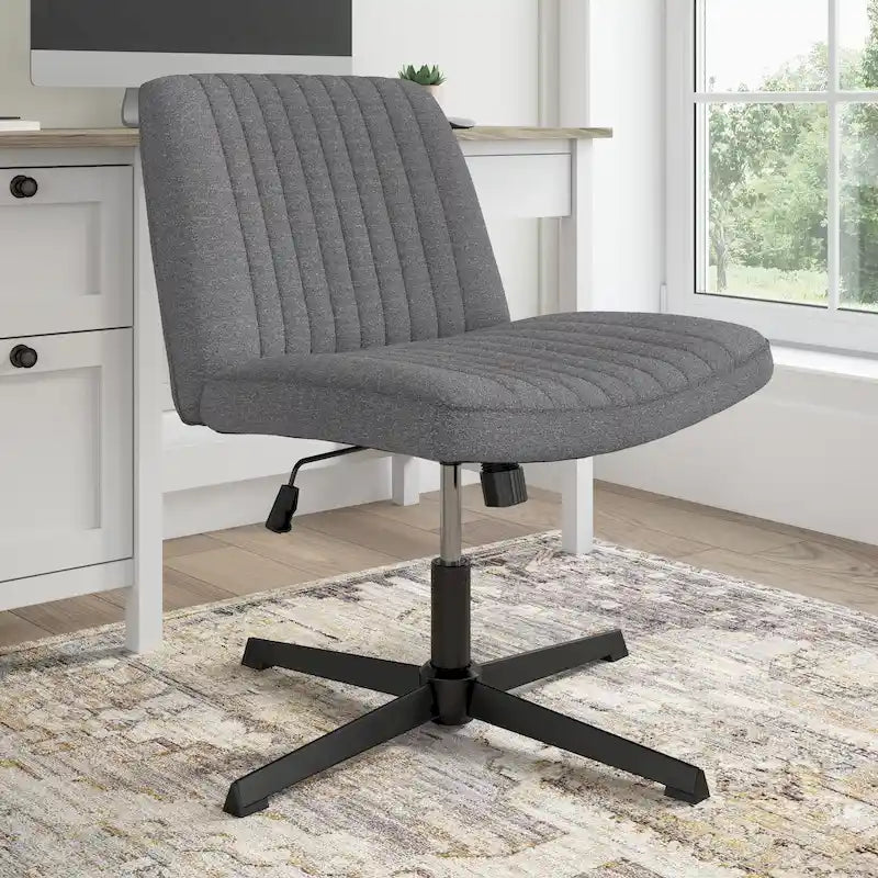 Chaise de bureau sans accoudoirs ni roulettes