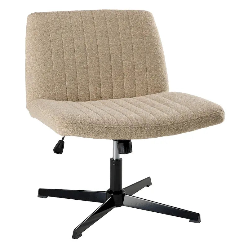 Chaise de bureau sans accoudoirs ni roulettes