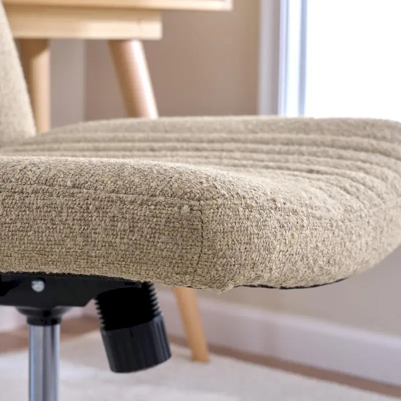 Chaise de bureau sans accoudoirs ni roulettes