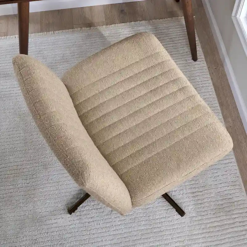 Chaise de bureau sans accoudoirs ni roulettes