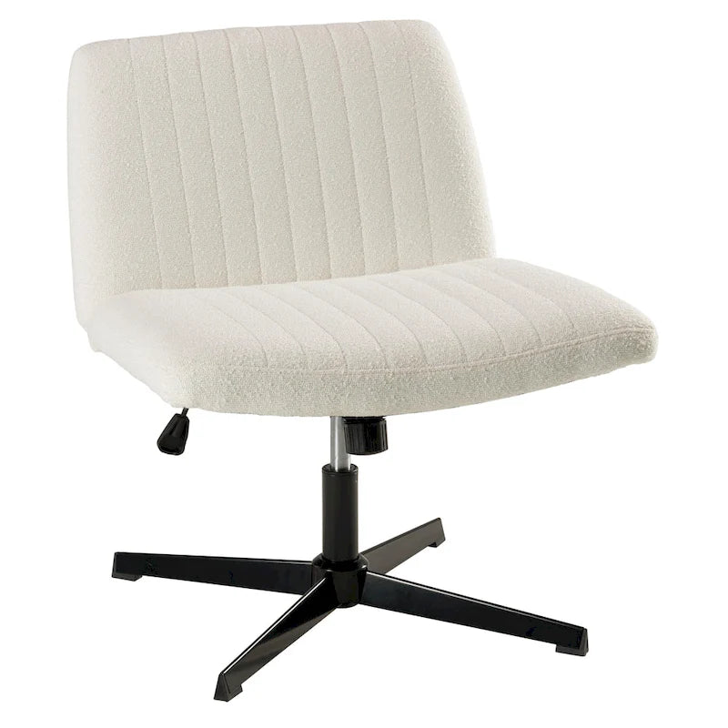 Chaise de bureau sans accoudoirs ni roulettes