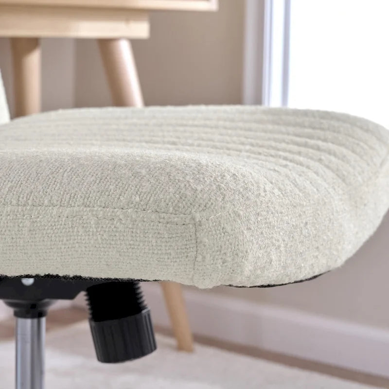Chaise de bureau sans accoudoirs ni roulettes