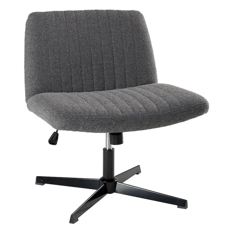 Chaise de bureau sans accoudoirs ni roulettes