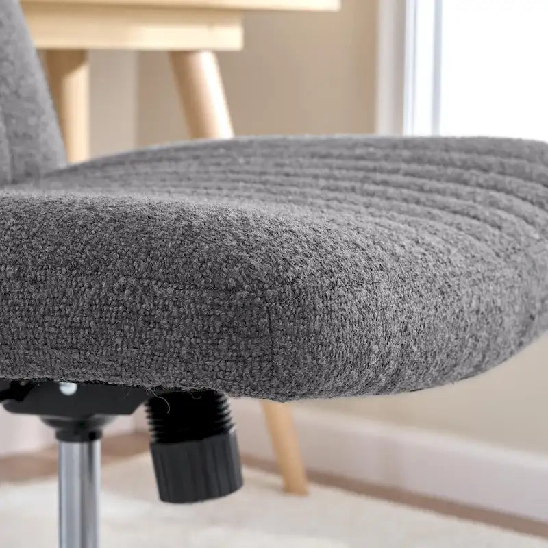 Chaise de bureau sans accoudoirs ni roulettes