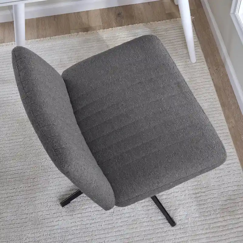 Chaise de bureau sans accoudoirs ni roulettes