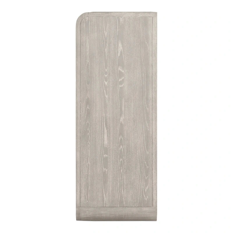 Commode moderne en bois massif à cinq tiroirs