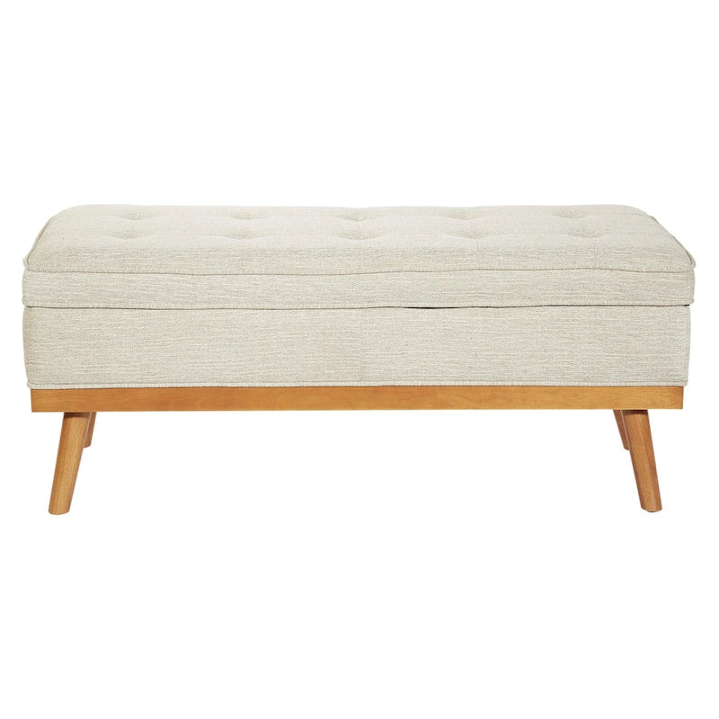 Banc de rangement pour la maison et le bureau - lin