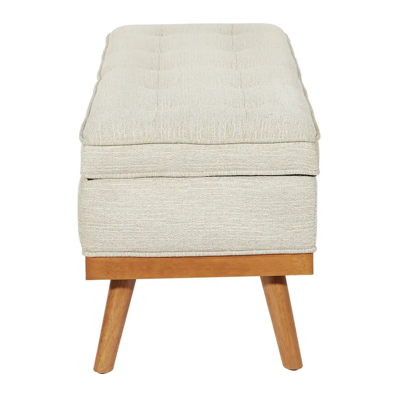 Banc de rangement pour la maison et le bureau - lin