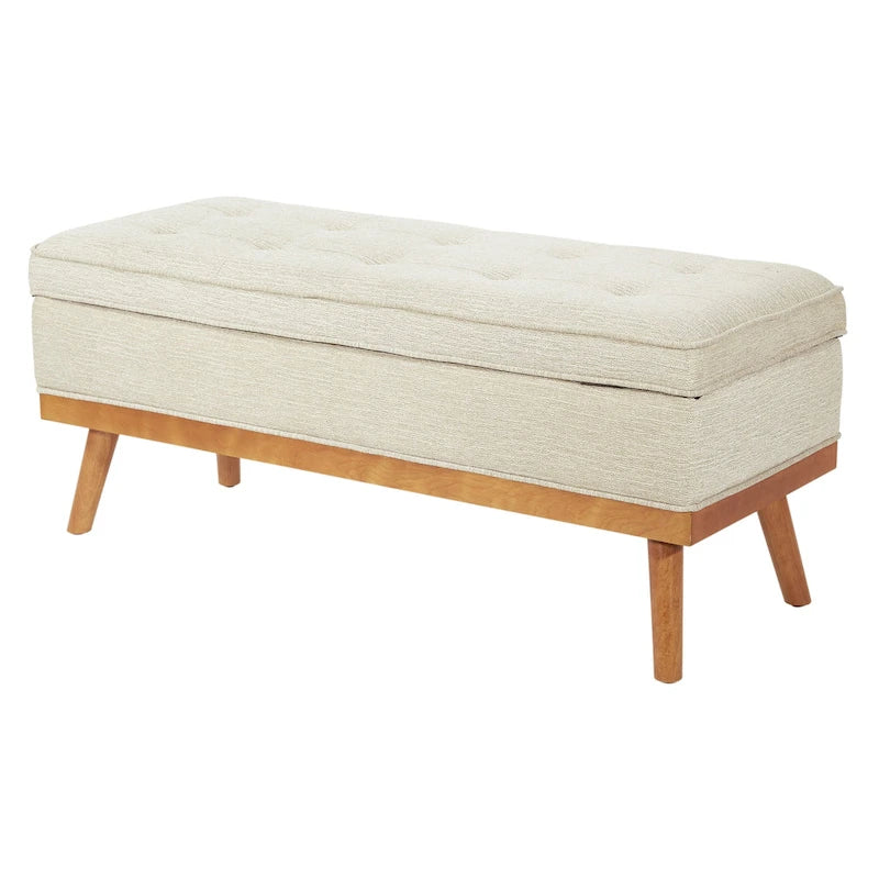 Banc de rangement pour la maison et le bureau - lin