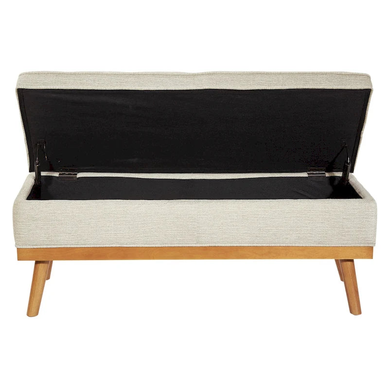 Banc de rangement pour la maison et le bureau - lin