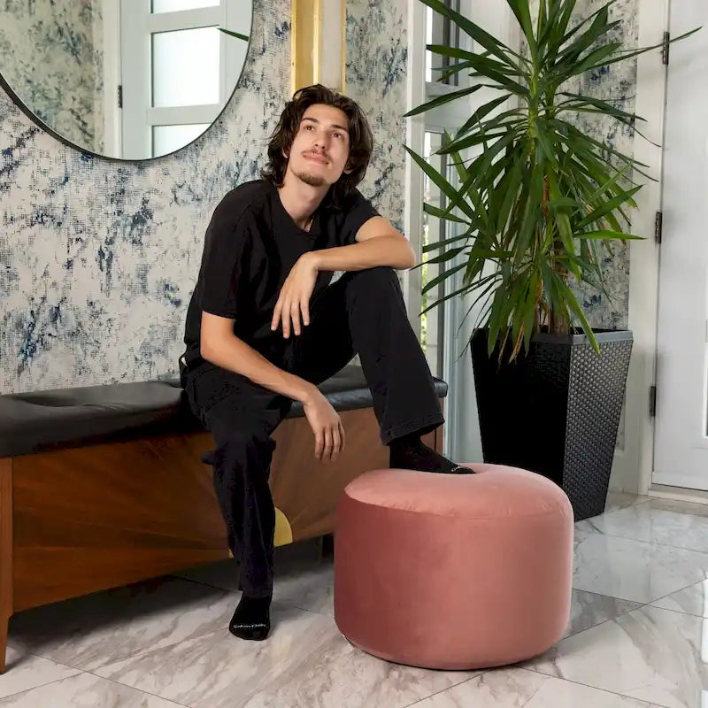 Tabouret Pouf Intérieur Velours