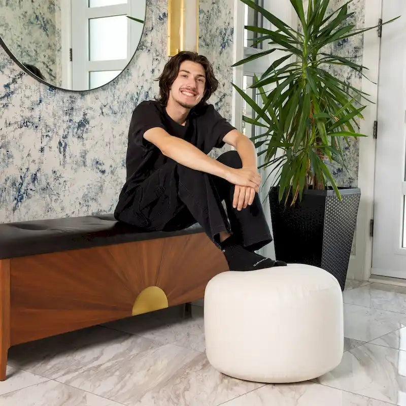 Tabouret Pouf Intérieur Velours