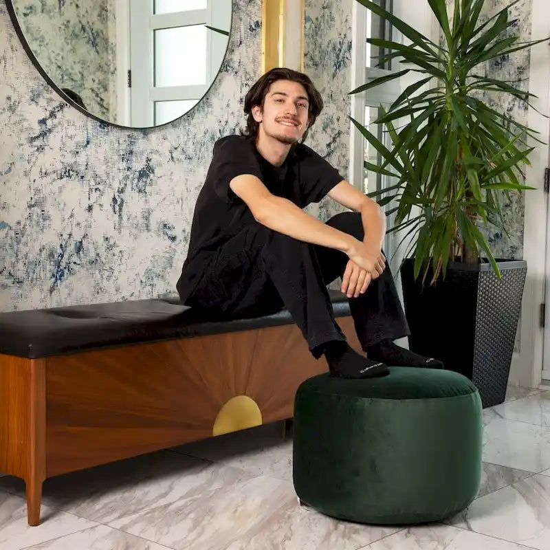 Tabouret Pouf Intérieur Velours