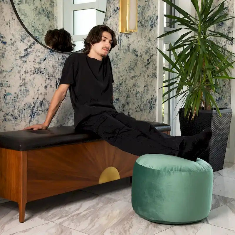 Tabouret Pouf Intérieur Velours