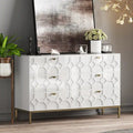 Commode de chambre en bois à six tiroirs