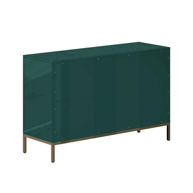 Commode de chambre en bois à six tiroirs