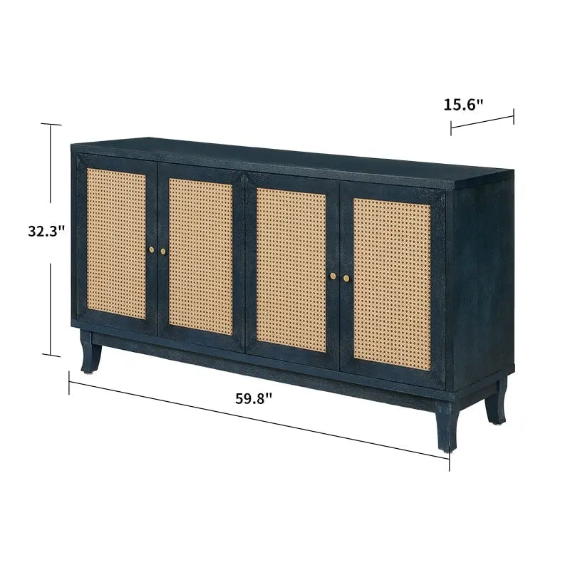 Meuble de rangement de style moderne, armoire latérale, meuble en bois, table de commande