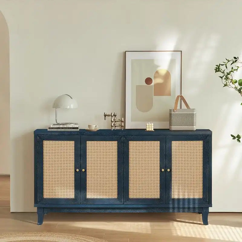 Meuble de rangement de style moderne, armoire latérale, meuble en bois, table de commande