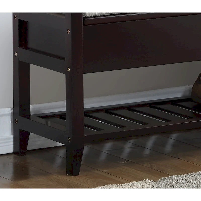 Banc à chaussures de rangement