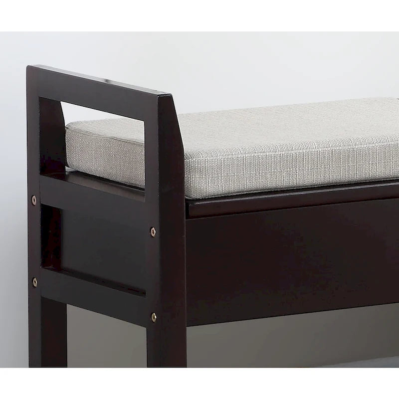 Banc à chaussures de rangement