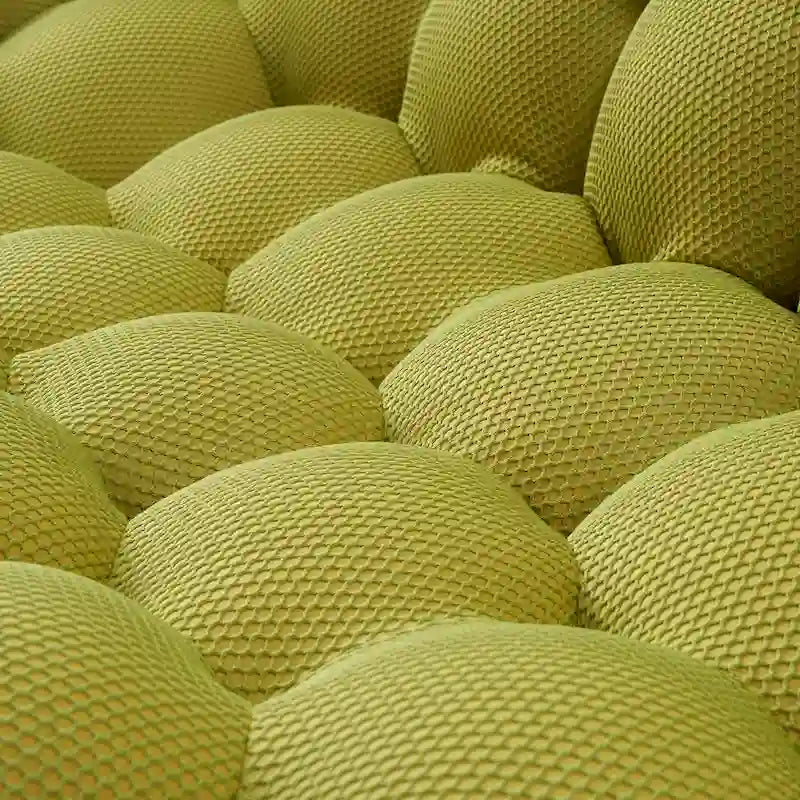 Canapé-poire en forme de bulle avec motif alvéolé