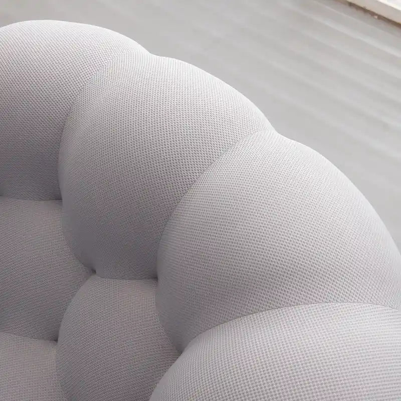 Canapé-poire en forme de bulle avec motif alvéolé