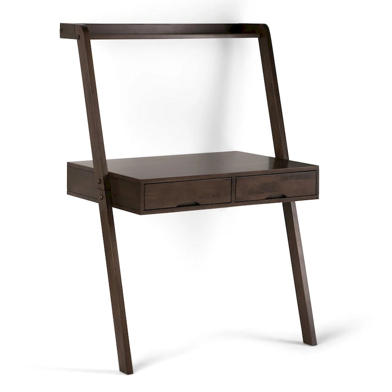 Bureau inclinable moderne en bois massif de 36 pouces de large