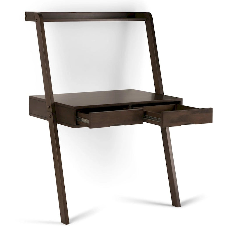 Bureau inclinable moderne en bois massif de 36 pouces de large