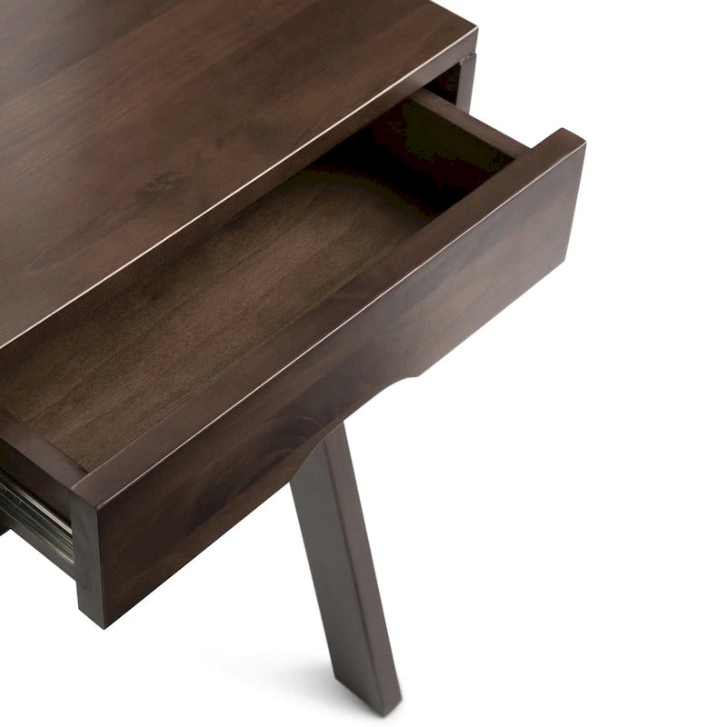 Bureau inclinable moderne en bois massif de 36 pouces de large