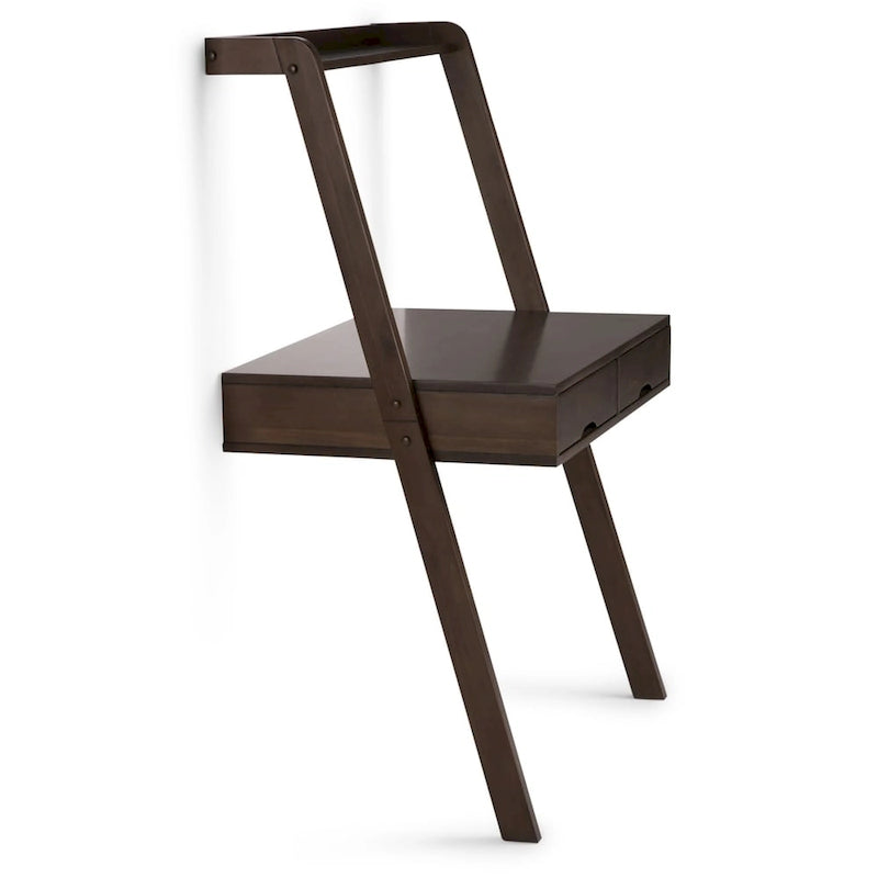 Bureau inclinable moderne en bois massif de 36 pouces de large