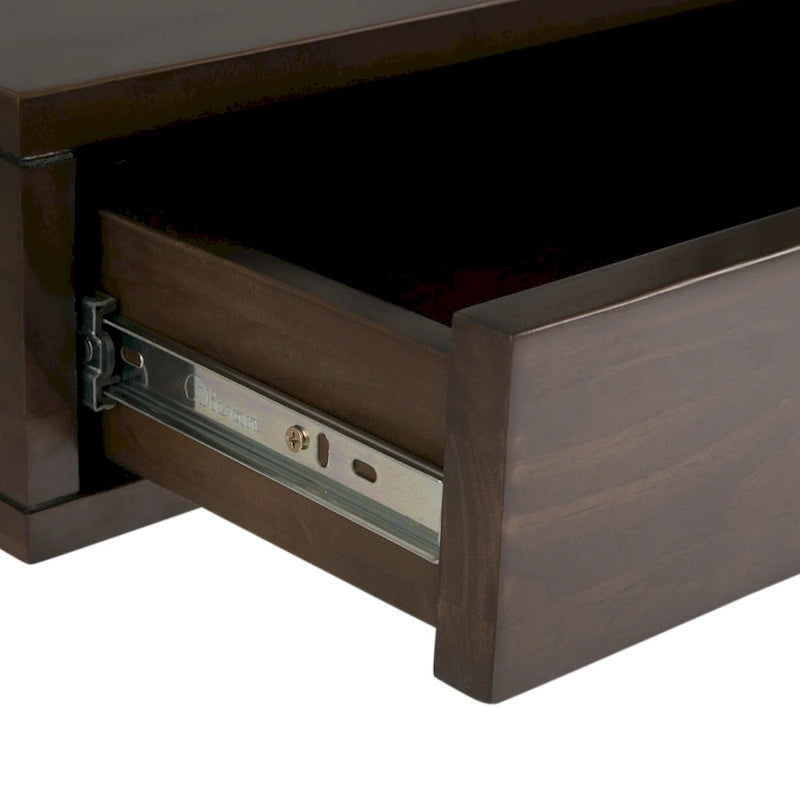 Bureau inclinable moderne en bois massif de 36 pouces de large