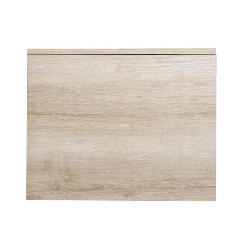 Table d'appoint en bois blanc de style transitionnel