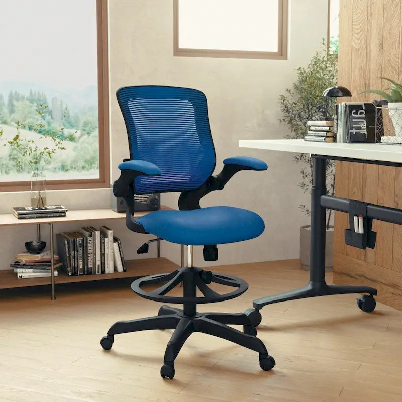 Chaise de dessin ergonomique avec dossier en maille