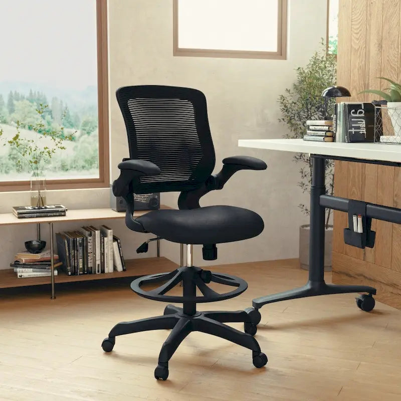Chaise de dessin ergonomique avec dossier en maille