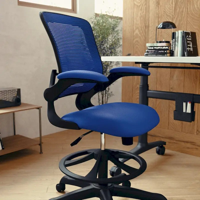 Chaise de dessin ergonomique avec dossier en maille