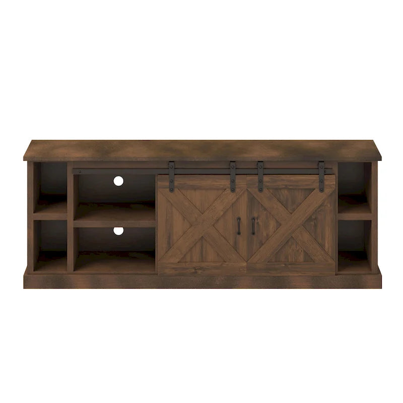 Meuble TV de style rustique de 85 pouces