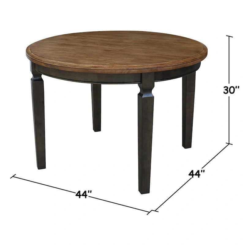 Table à manger ronde de 44 x 44 pouces