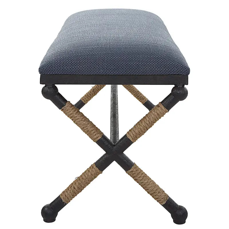 Banc bleu marine de campagne