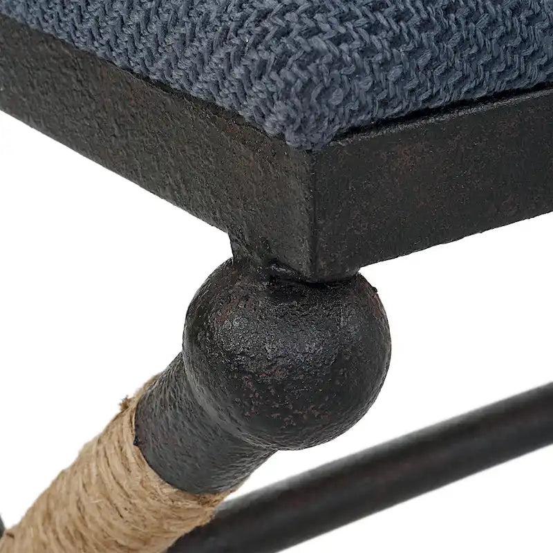 Banc bleu marine de campagne
