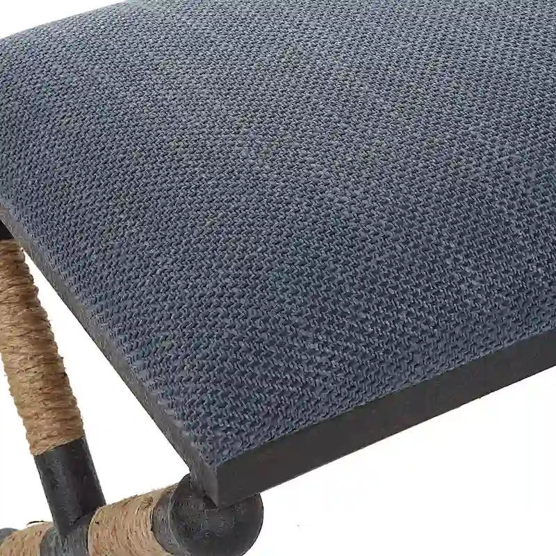 Banc bleu marine de campagne