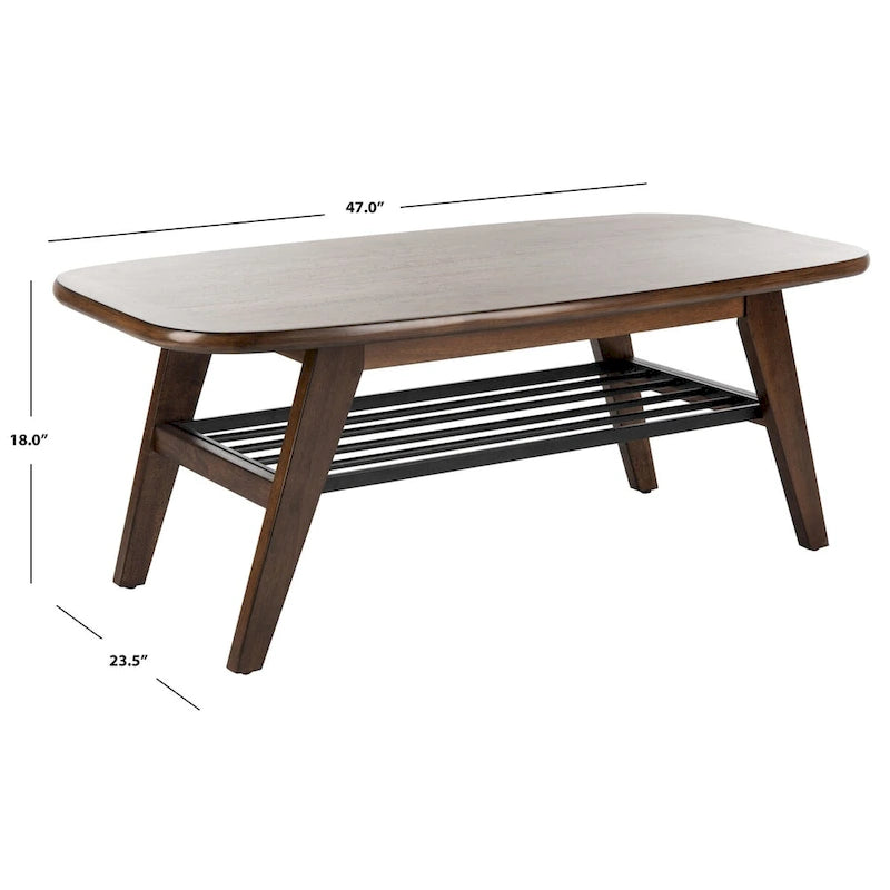 Table basse à double plateau