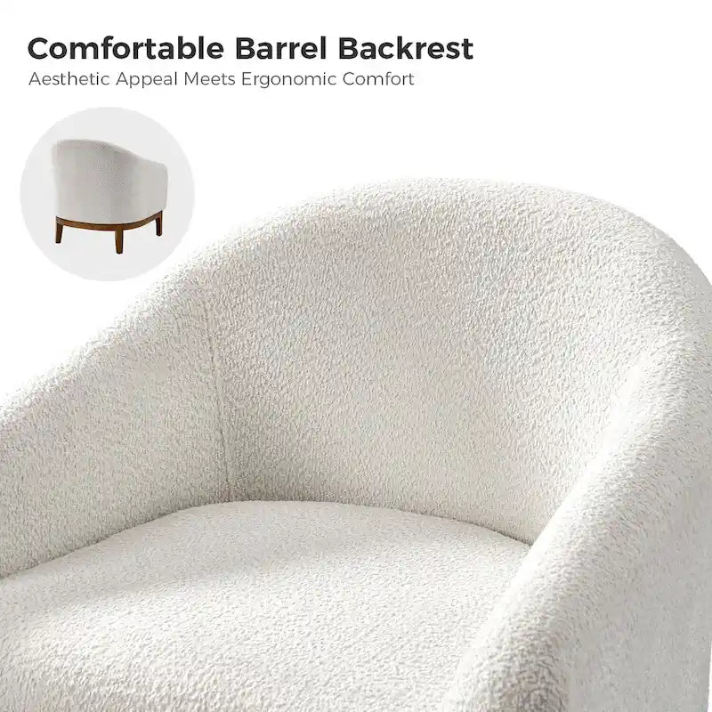 Fauteuil baquet moderne garni de velours avec pieds en bois massif