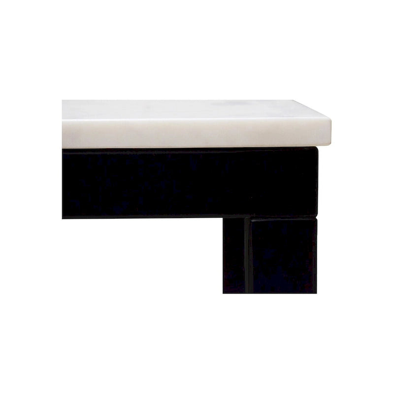 Dessus de table en marbre blanc