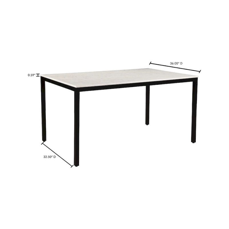 Dessus de table en marbre blanc