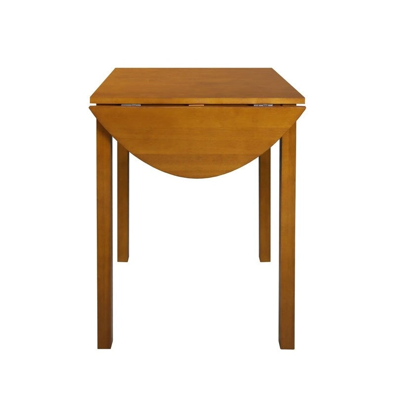 Table de salle à manger pliante en bois massif