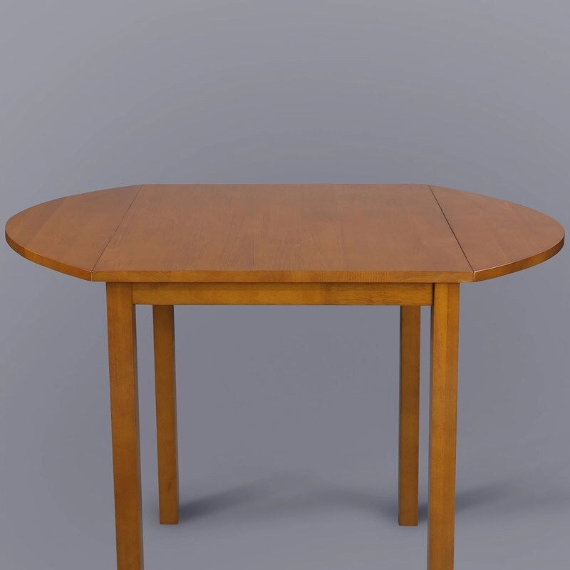 Table de salle à manger pliante en bois massif