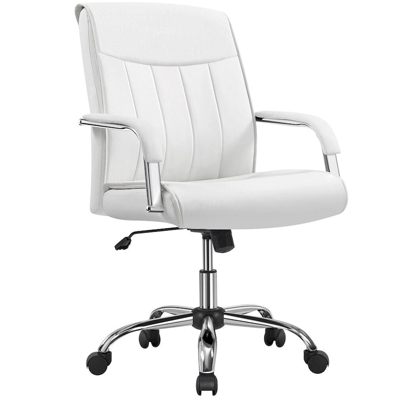 Chaise de bureau de direction haute en cuir synthétique moderne