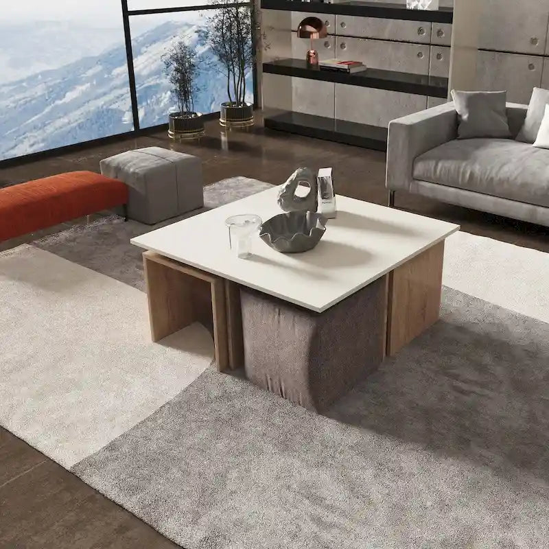 Table basse gigogne de style Mid-century moderne